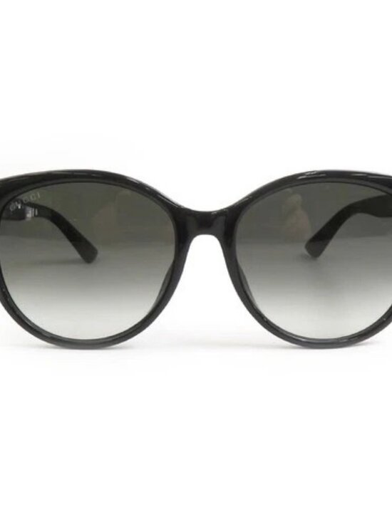 Auth GUCCI GG Marmont Sunglasses Black Plastic/Goldtone - e61548a main image 7